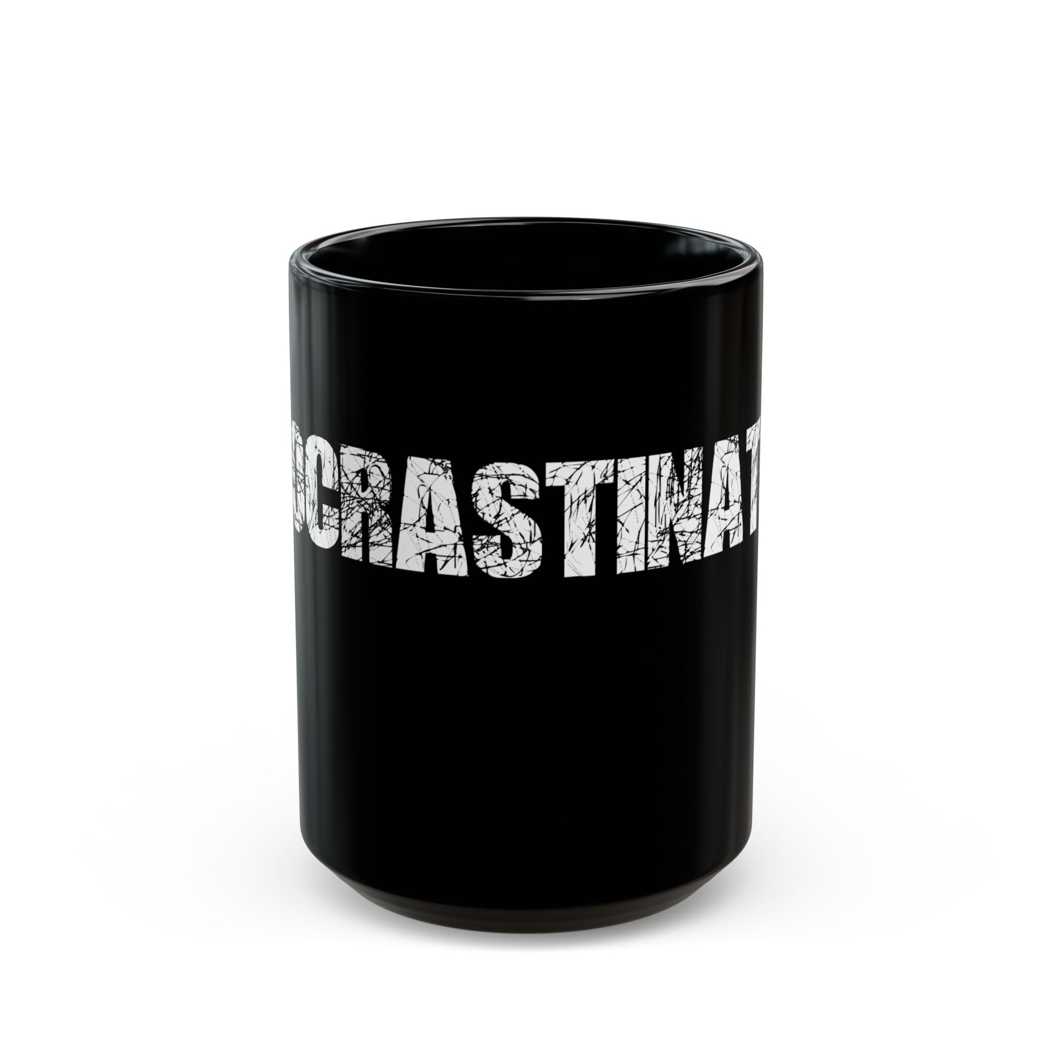 Procrastinator Black Mug (11oz, 15oz) - Image 5