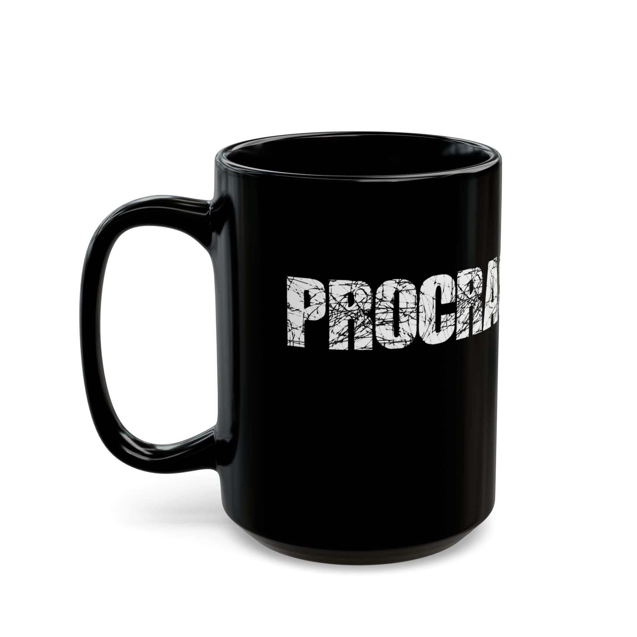 Procrastinator Black Mug (11oz, 15oz) - Image 7