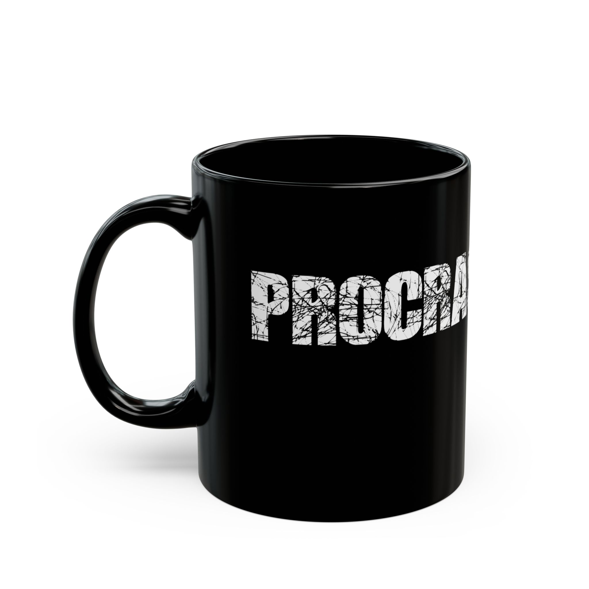 Procrastinator Black Mug (11oz, 15oz) - Image 3
